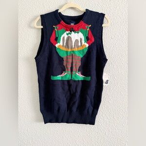 Route 66 Men's Navy Festive Sweater Vest